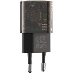 Мережевий зарядний із швидкою зарядкою XO CE05 |USB+Type-C/PD 30W+QC3.0 18W| Чорний