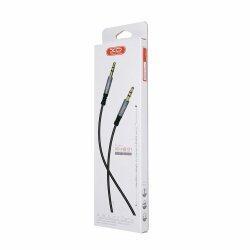 Кабель NB121 Audio Cable AUX jack 3.5 мм - jack 3.5 мм 1 м Black