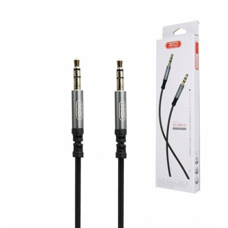 Кабель NB121 Audio Cable AUX jack 3.5 мм - jack 3.5 мм 1 м Black - Зображення 4