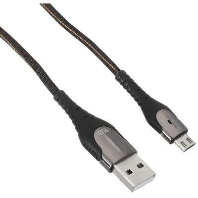 Кабель NB138 2A 1m MicroUSB Black