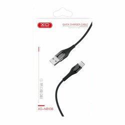 Кабель NB138 2A 1m MicroUSB Black