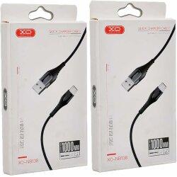 Кабель NB138 2A 1m MicroUSB Black