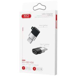 Перехідник XO NB149A microUSB to Type-C Black