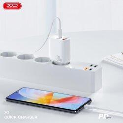 Мережевий зарядний пристрій QC16 PD30W/QC18W (1USB-C+1USB-A) fast charging