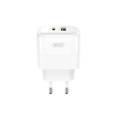 Мережевий зарядний пристрій QC37 PD20W/QC18W (1USB-A+1USB-C) Fast Charging