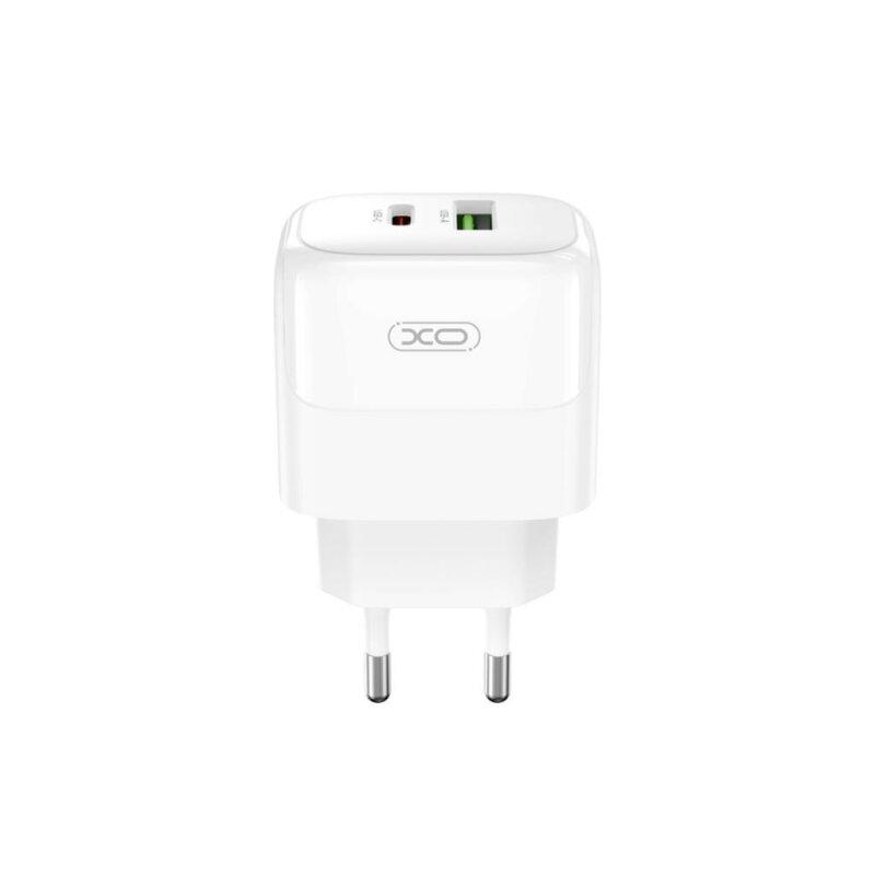 Мережевий зарядний пристрій QC37 PD20W/QC18W (1USB-A+1USB-C) Fast Charging