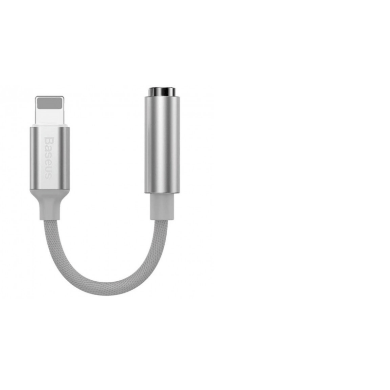 Адаптер Lightning -> Audio 3.5mm Baseus White (CALL3-02)