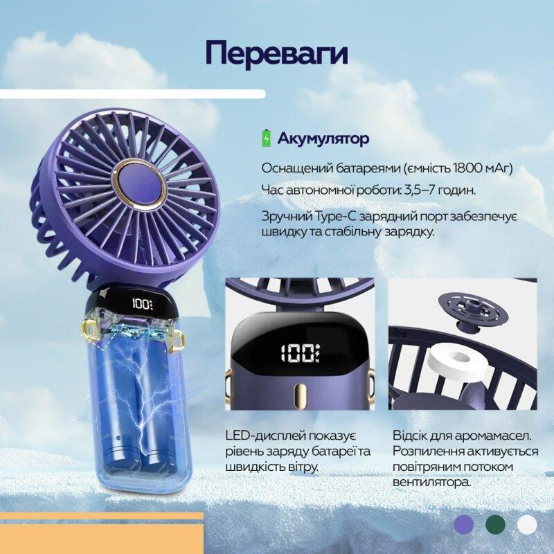 Вентилятор XOKO F03 зелений / Fan XOKO F03 green - Зображення 7