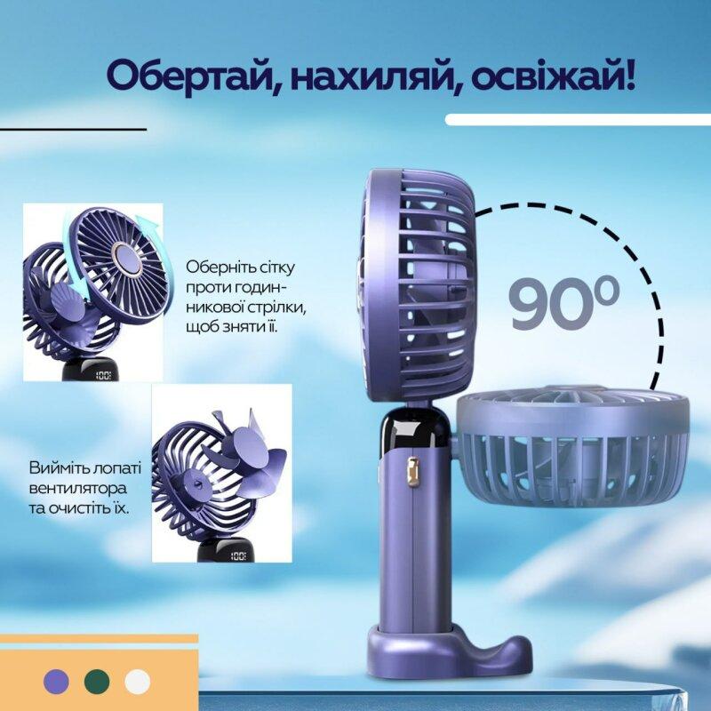 Вентилятор XOKO F03 чорний/ Fan XOKO F03 black - Зображення 11