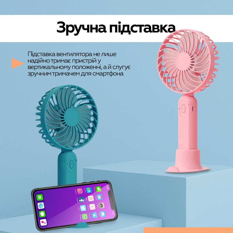 Вентилятор XOKO F9 синій/ Fan XOKO F9 blue - Зображення 10