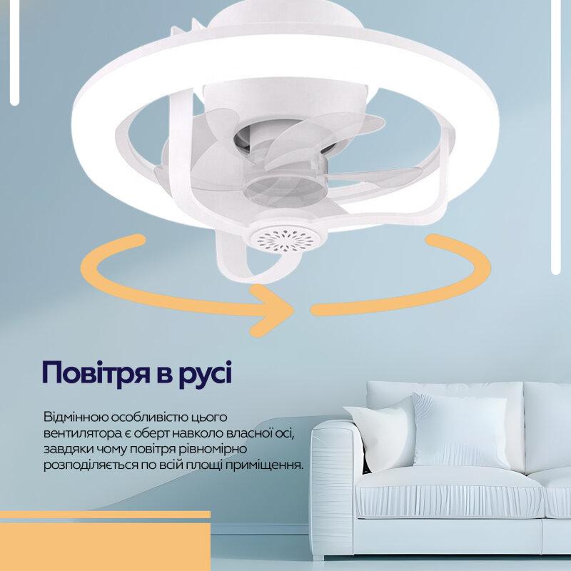 Лампа-вентилятор XOKO LED RGB Fan Light 100 Aroma - Зображення 12