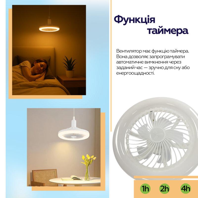 Лампа-вентилятор XOKO LED Fan Light 001 - Зображення 10