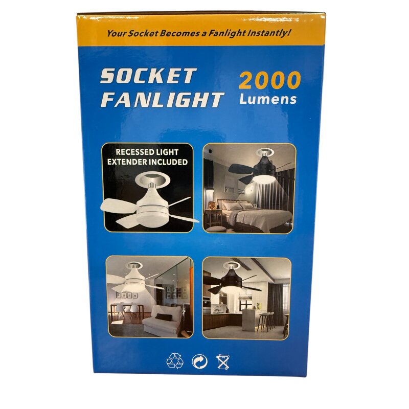 Лампа-вентилятор XOKO LED Socket Fanlight 2000 - Зображення 6