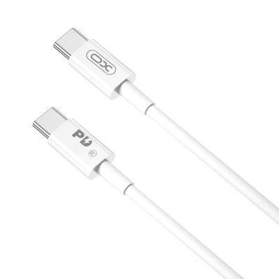 Кабель CB-Q100-2CC Type-C - Type-C 100W, 2 метри білий