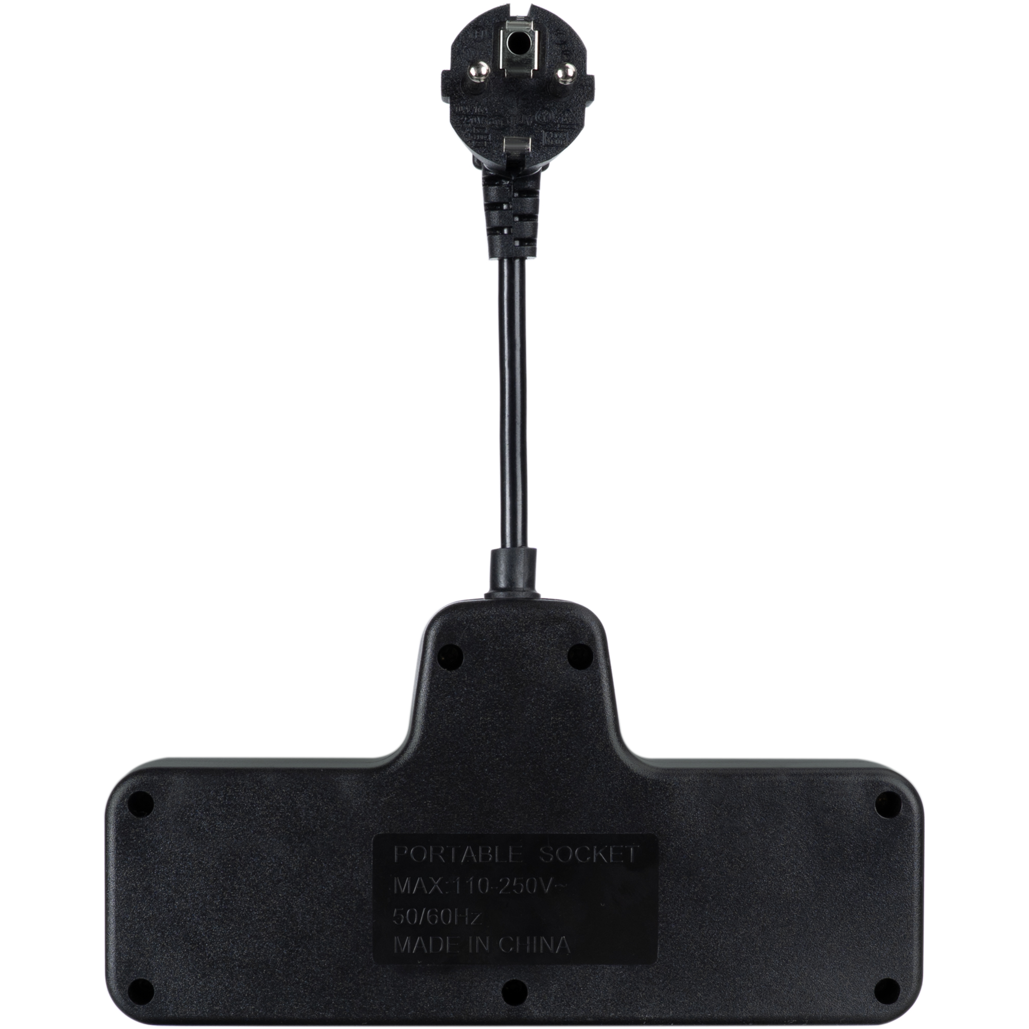 Мережевий фільтр XOKO SPW-3-2-1, 10 см, 3 розетки, 2 USB-A, 1 USB-C чорний - Зображення 10