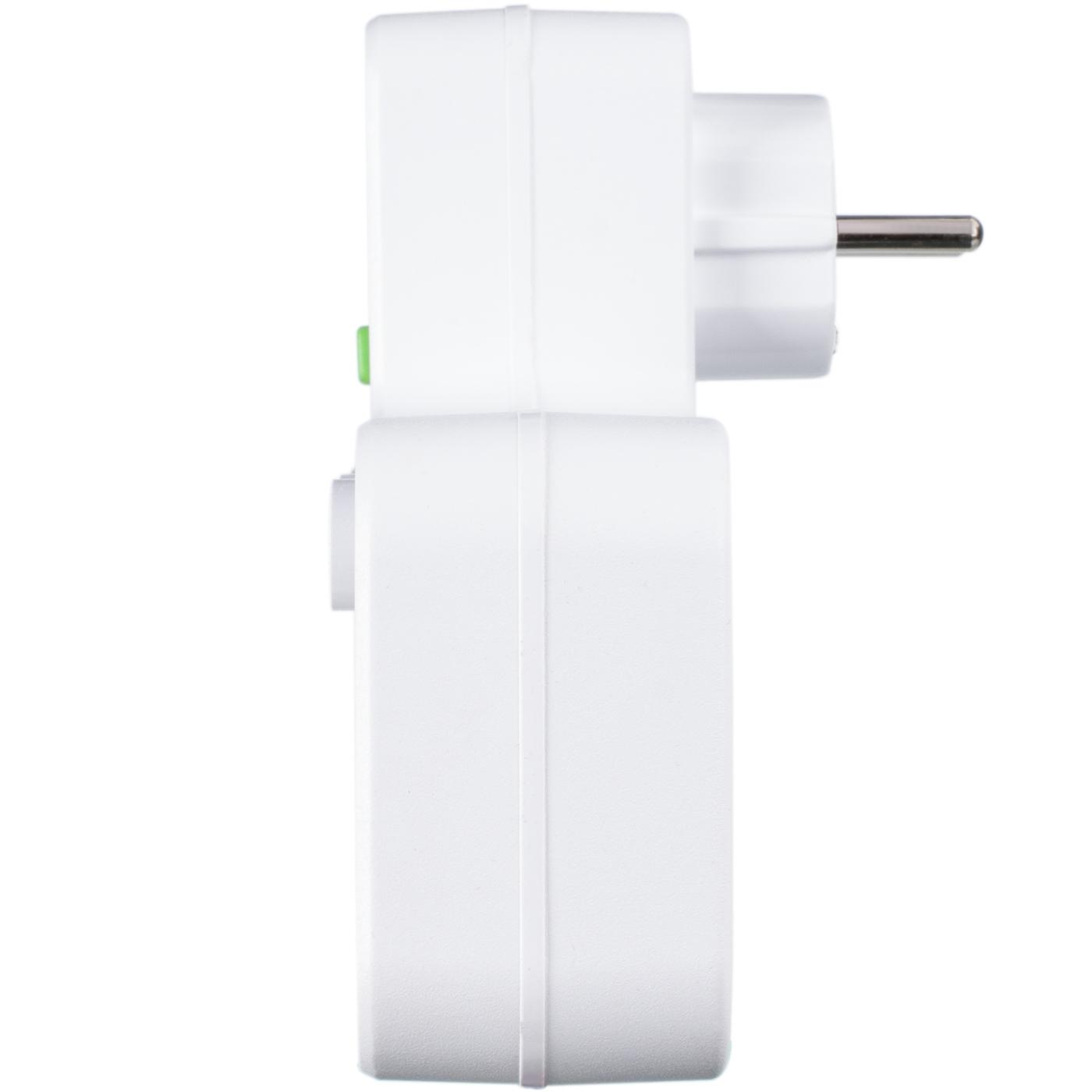 Мережевий фільтр XOKO SPW-4-2-1, 4 розетки, 2 USB-A, 1 USB-C, вимикачі кожної розетки білий - Зображення 11