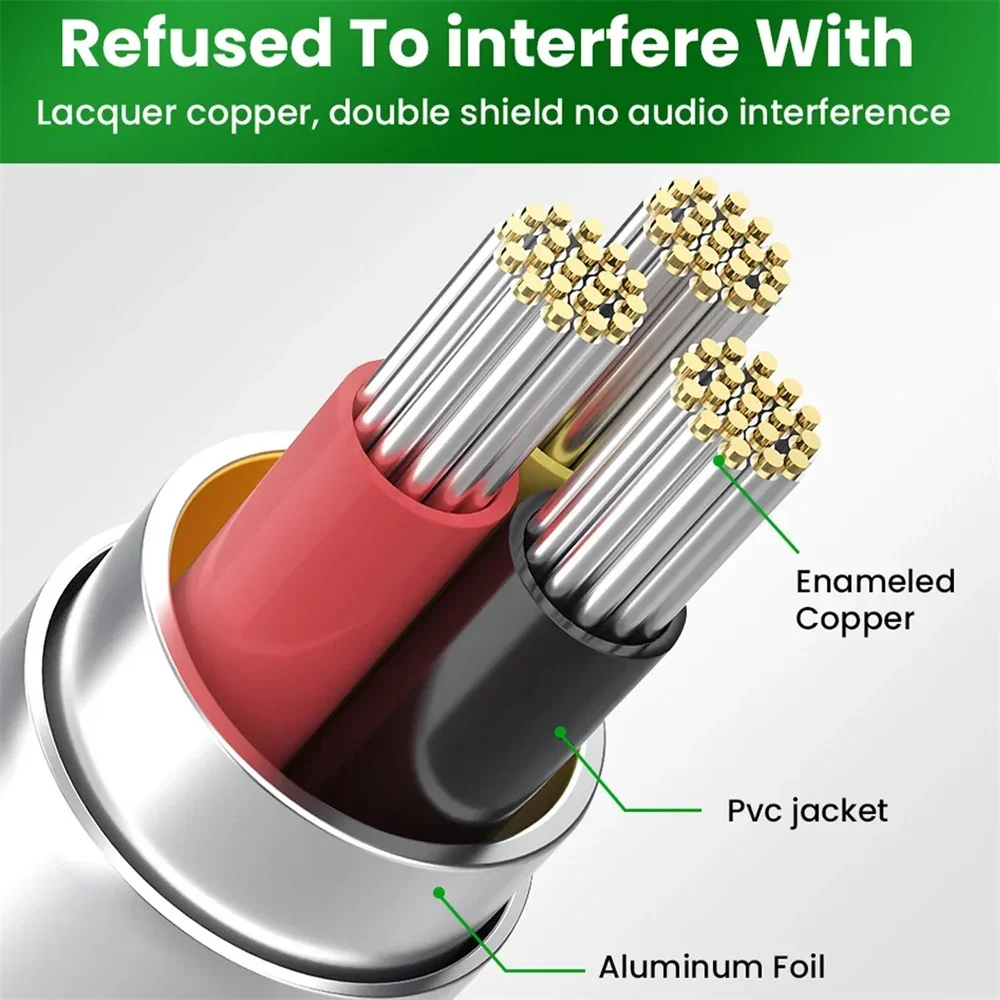 Аудіоперехідник XoKo AUX-002 Type-C - Jack 3.5 мм 1 м White (AUX-002-WH) - Зображення 6