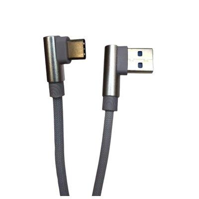 Кабель ХОКО CTC-001 2.4А USB-Type-C 1 м Сірий